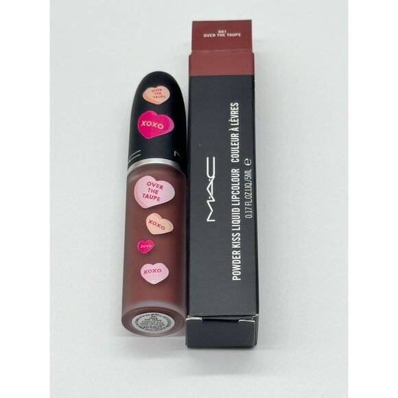 MAC Powder kiss Liquid Lip Color Over the Taupe - 0.17 Oz - Picture 2 of 4